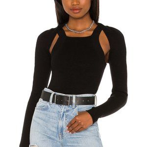 PISTOLA | Jolene black (midnight) shrug | Size small (shrug only)